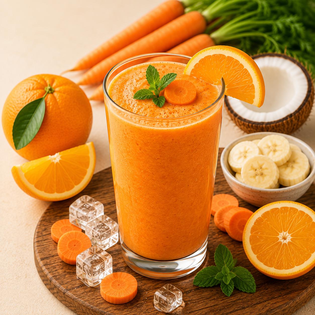 Orange Carrot Smoothie: Fresh Green Blend
